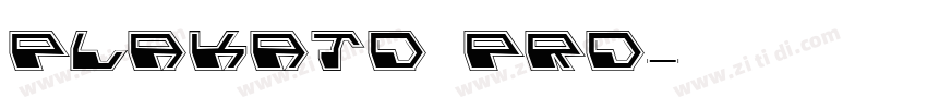 Plakato Pro字体转换